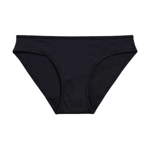 Modibodi Recycled Swimwear Bikini Brief Black Light-Moderate |ModelName:Clariza 12/M