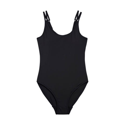 Modibodi Swimwear Recycled One Piece Black Light-Moderate |ModelName: Calmell 12/M
