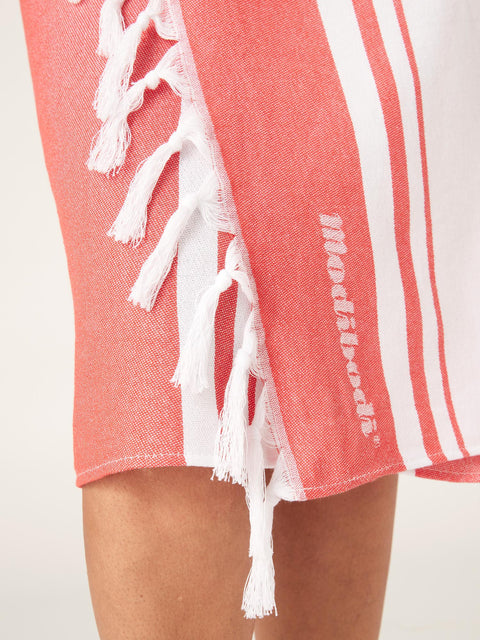 Organic Cotton Beach Towel Poppy Red|Model Name: Beach Towel 