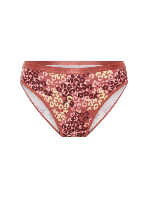 Womens Classic Bikini Brief Light - Moderate Abstract Pink |ModelName: Elise 10/S