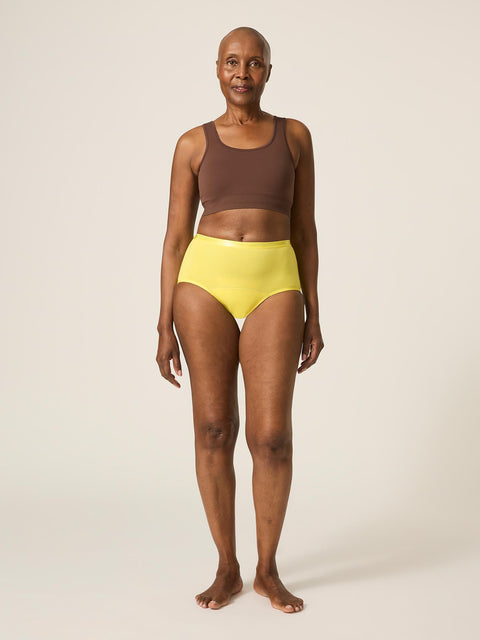 Modibodi Classic Full Brief HO Summer Sun Yellow |ModelName:Pauline 10/S