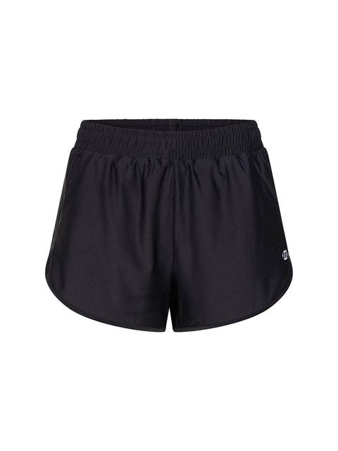 Recycled Active Running Short Moderate-Heavy Black |ModelName: Charlotte 10/S