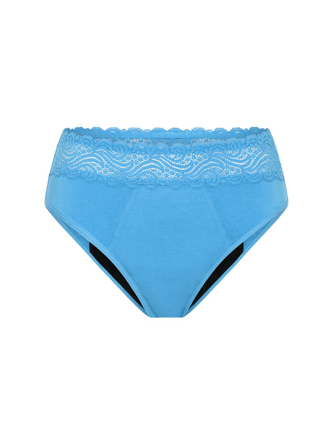 Sensual Hi-Waist Bikini Maxi-24hrs Island Aqua |ModelName: Rosaline 16/XL