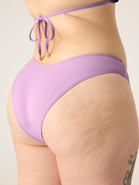 Modibodi Recycled Swimwear Brazilian Brief Lilac|ModelName: Gabby 16/XL