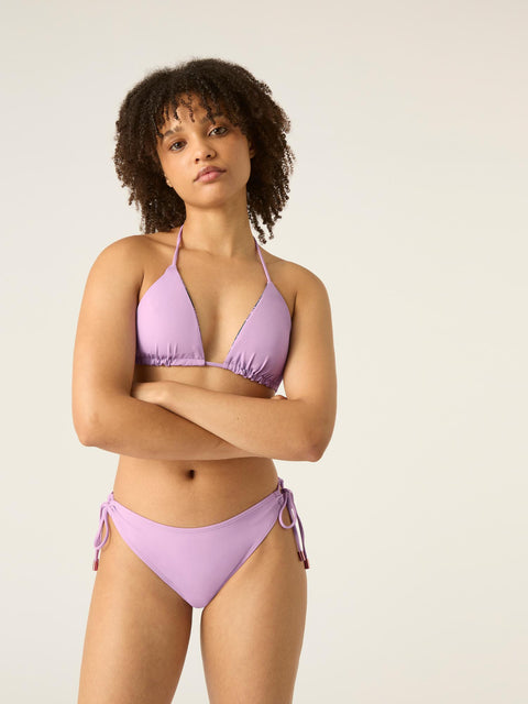 Modibodi Swimwear Tie Side Bikini Brief Lilac|ModelName: Crystal 8/XS