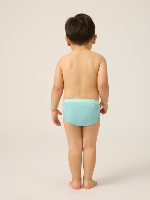 Modibodi Reusable Toddler Daytime Maxi Training Pant 2 Pack Topaz Blue |ModelName: Liam 2-3 YRS
