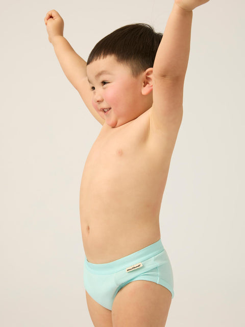 Modibodi Reusable Toddler Daytime Maxi Training Pant 2 Pack Topaz Blue |ModelName: Liam 2-3 YRS