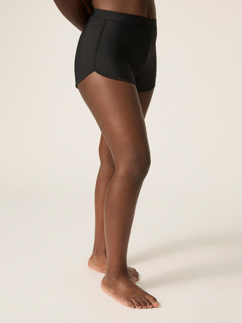 Teen Recycled Swimwear Short Light-Moderate Black |ModelName: Aisata Youth 16-18
