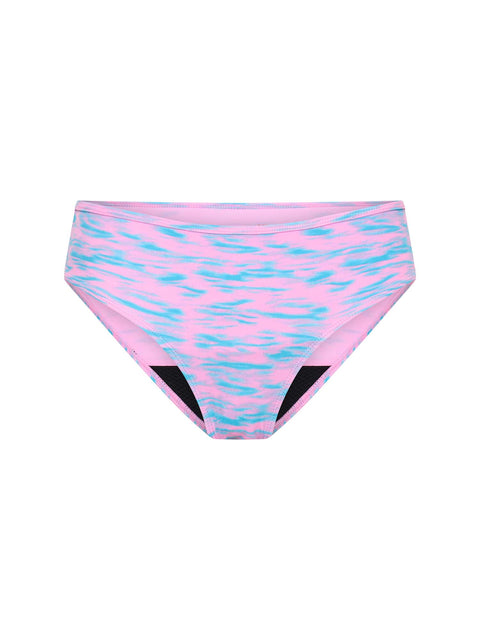 Teen Recycled Swimwear Bikini Brief Light Moderate Mauritius Pink |ModelName: Nonni Youth 14-16