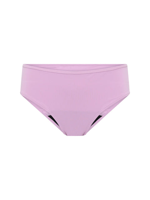 Modibodi Swimwear Bikini Brief Light-Moderate Lilac |ModelName: Mahika Youth Y8-10